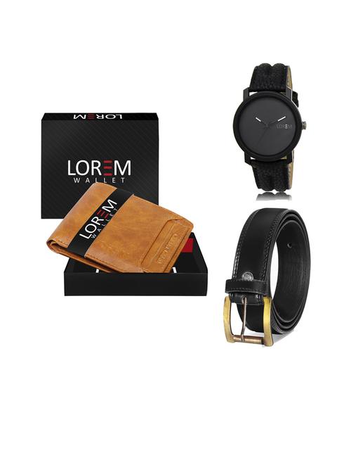 belt, wallet & watch gift combo - 19446330 - Very Small Image - 1