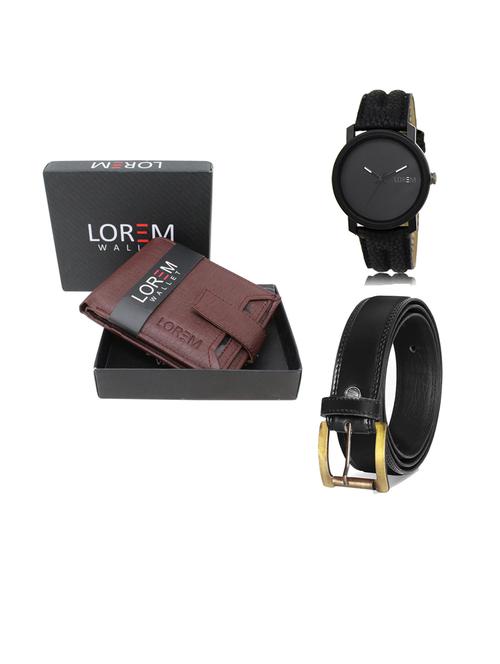 belt, wallet & watch gift combo - 19446333 - Very Small Image - 1