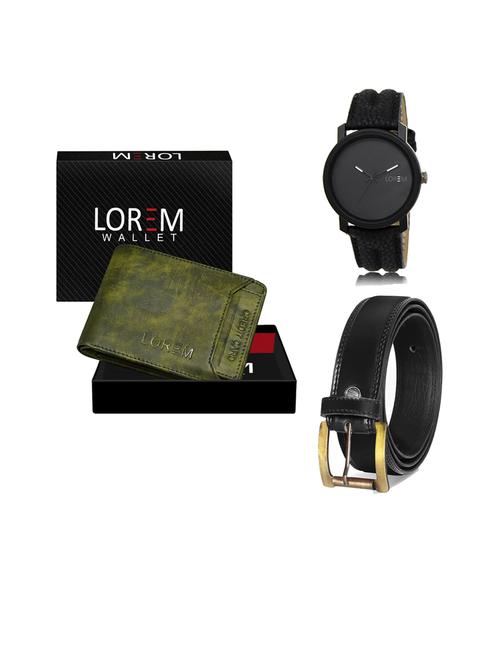 belt, wallet & watch gift combo - 19446351 - Very Small Image - 1