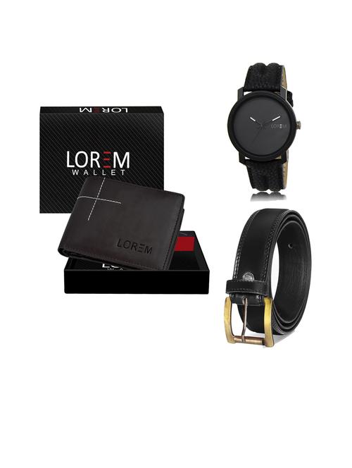 belt, wallet & watch gift combo - 19446365 - Very Small Image - 1