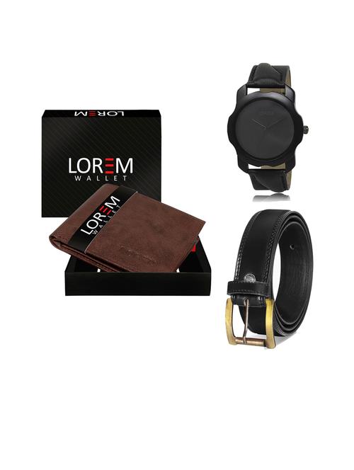 belt, wallet & watch gift combo - 19446381 - Very Small Image - 1