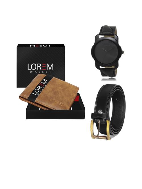 belt, wallet & watch gift combo - 19446382 - Very Small Image - 1