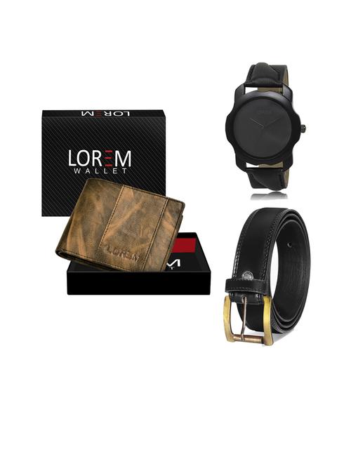 belt, wallet & watch gift combo - 19446389 - Very Small Image - 1