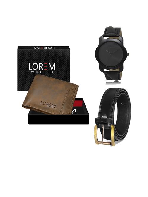 belt, wallet & watch gift combo - 19446393 - Very Small Image - 1