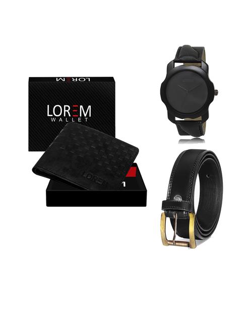 belt, wallet & watch gift combo - 19446408 - Very Small Image - 1