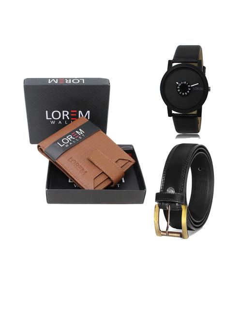 belt, wallet & watch gift combo - 19446514 - Very Small Image - 1