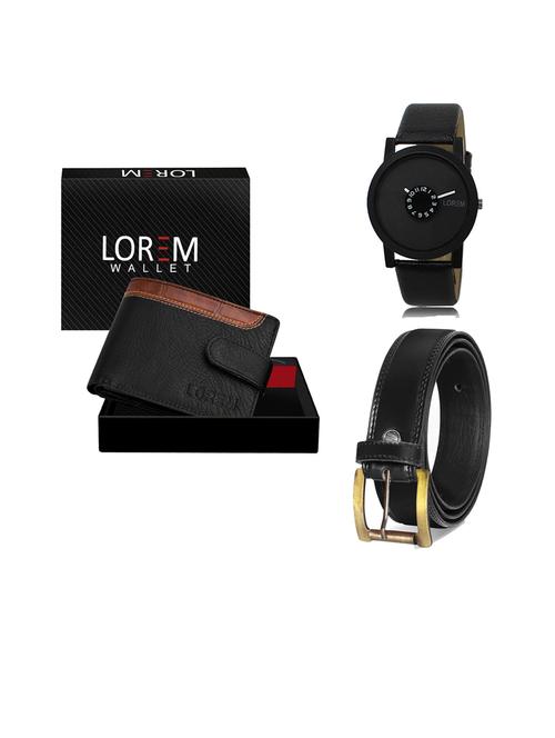 belt, wallet & watch gift combo - 19446549 - Very Small Image - 1