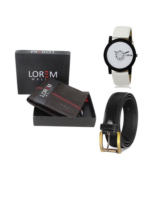 belt, wallet & watch gift combo - 19446556 - Very Small Image - 1