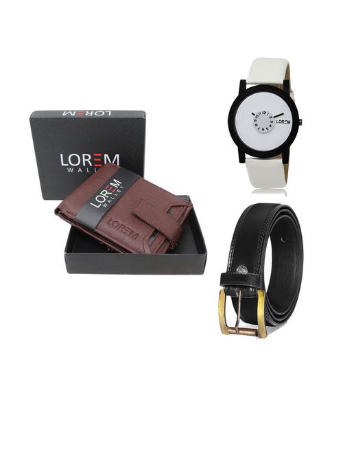 belt, wallet & watch gift combo - 19446558 - Very Small Image - 1