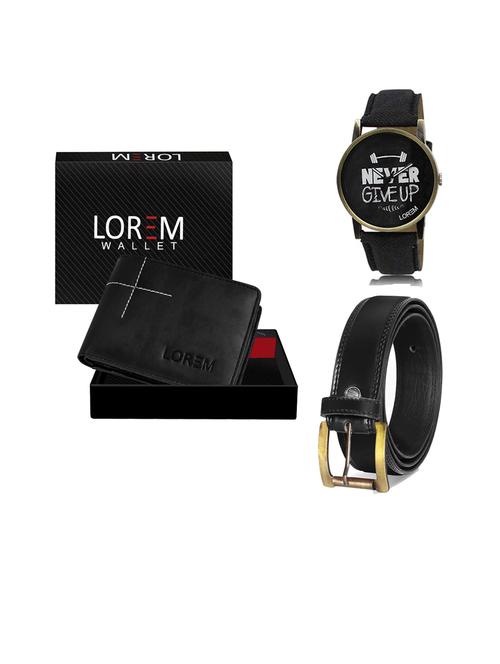 belt, wallet & watch gift combo - 19446634 - Very Small Image - 1