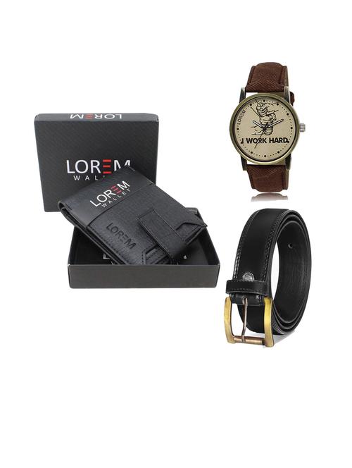 belt, wallet & watch gift combo - 19446692 - Very Small Image - 1