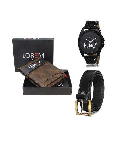 belt, wallet & watch gift combo - 19446779 - Very Small Image - 1