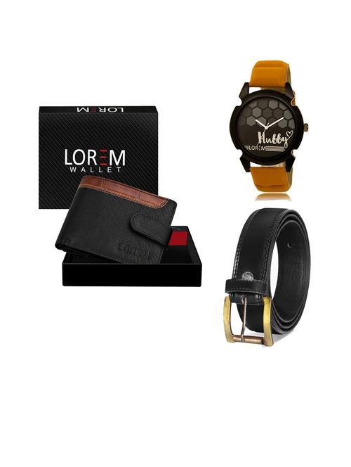 belt, wallet & watch gift combo - 19446864 - Very Small Image - 1