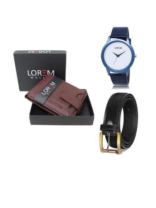 belt, wallet & watch gift combo - 19446873 - Very Small Image - 1