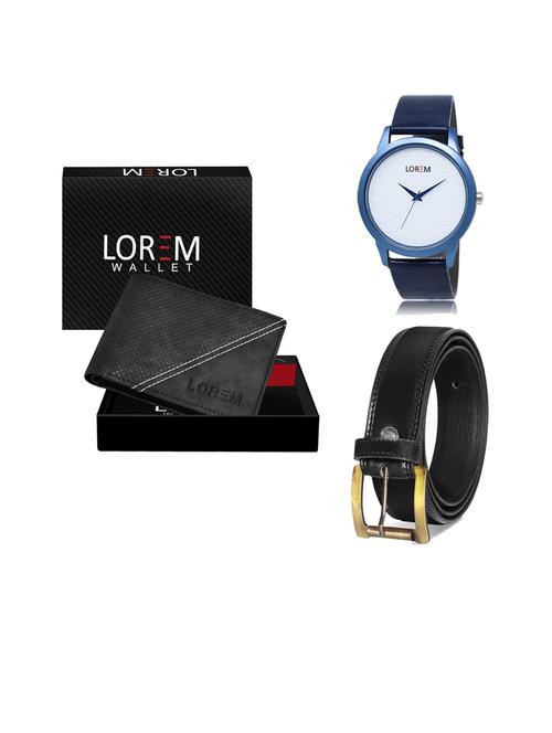 belt, wallet & watch gift combo - 19446899 - Very Small Image - 1