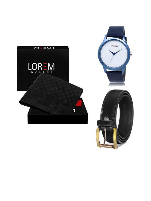 belt, wallet & watch gift combo - 19446903 - Very Small Image - 1