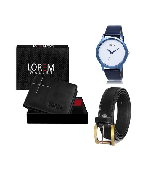 belt, wallet & watch gift combo - 19446904 - Very Small Image - 1