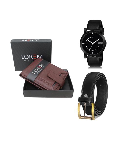 belt, wallet & watch gift combo - 19447053 - Very Small Image - 1