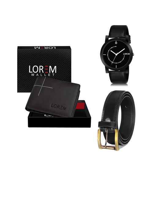 belt, wallet & watch gift combo - 19447085 - Very Small Image - 1