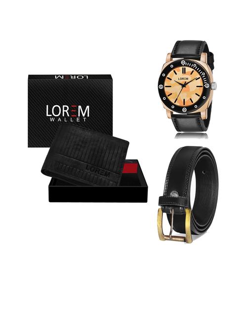 belt, wallet & watch gift combo - 19447120 - Very Small Image - 1