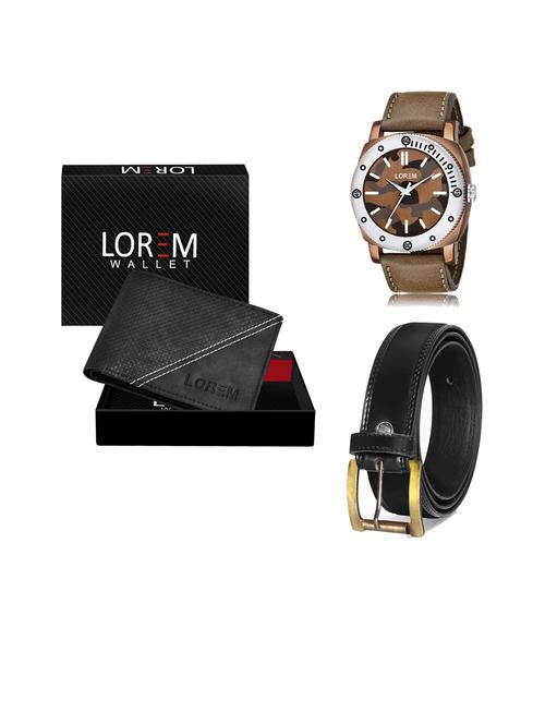 belt, wallet & watch gift combo - 19447169 - Very Small Image - 1