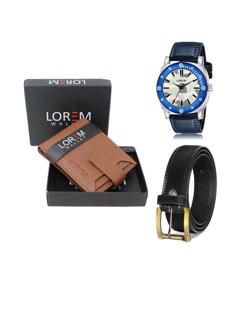belt, wallet & watch gift combo - 19447189 - Very Small Image - 1