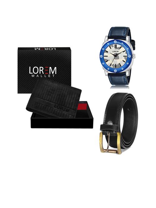 belt, wallet & watch gift combo - 19447210 - Very Small Image - 1