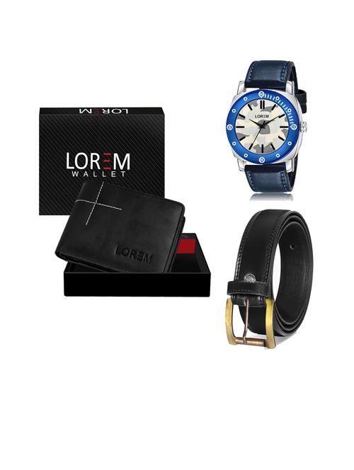 belt, wallet & watch gift combo - 19447219 - Very Small Image - 1