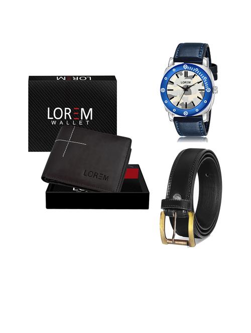 belt, wallet & watch gift combo - 19447220 - Very Small Image - 1
