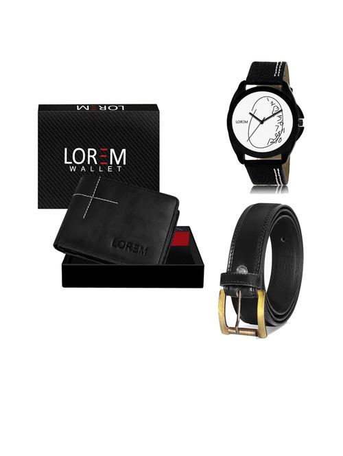belt, wallet & watch gift combo - 19447264 - Very Small Image - 1