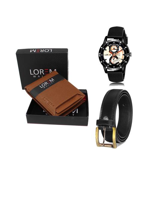 belt, wallet & watch gift combo - 19447273 - Very Small Image - 1