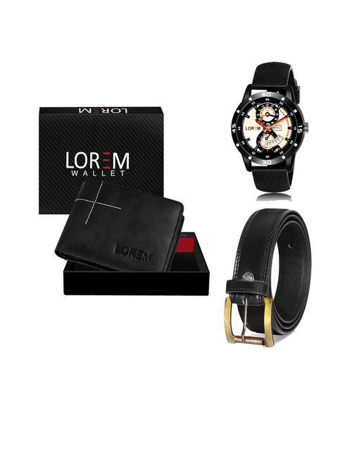 belt, wallet & watch gift combo - 19447309 - Very Small Image - 1