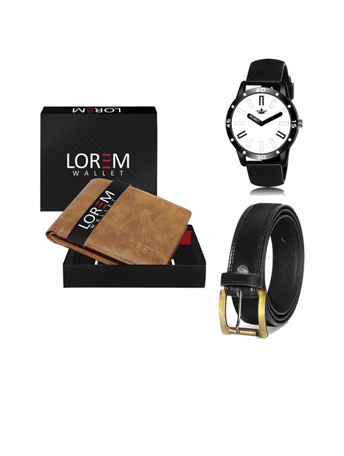 belt, wallet & watch gift combo - 19447327 - Very Small Image - 1