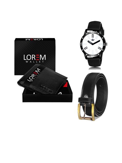belt, wallet & watch gift combo - 19447329 - Very Small Image - 1