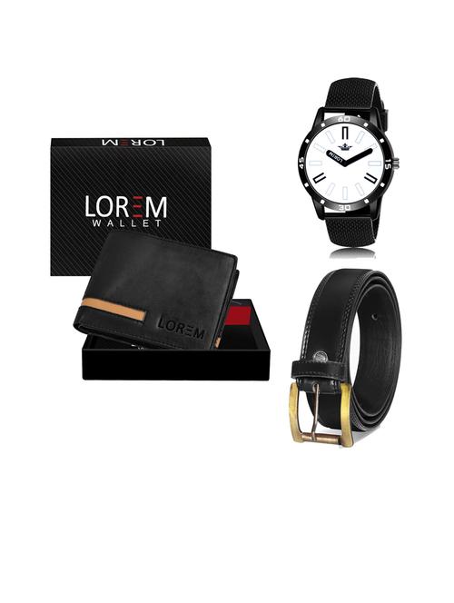 belt, wallet & watch gift combo - 19447356 - Very Small Image - 1