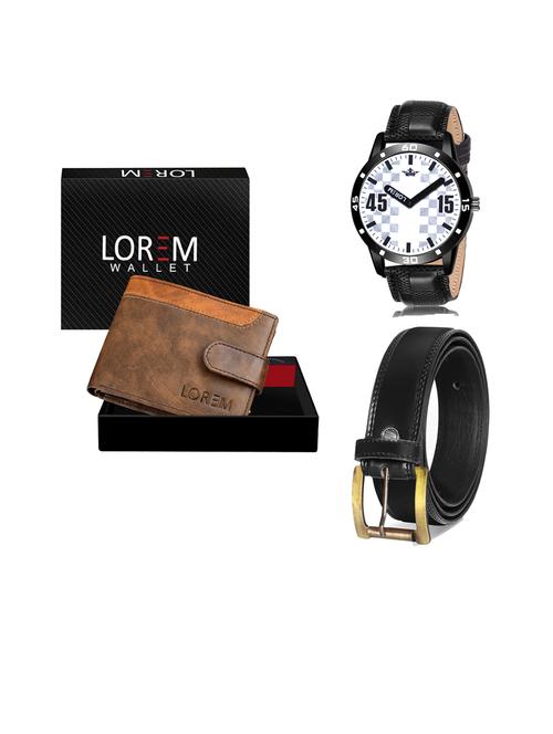 belt, wallet & watch gift combo - 19447403 - Very Small Image - 1