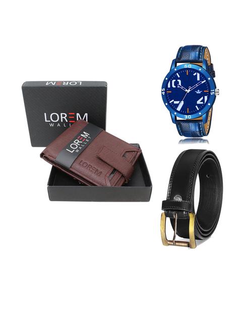 belt, wallet & watch gift combo - 19447413 - Very Small Image - 1
