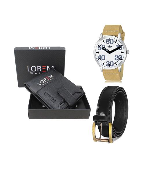 belt, wallet & watch gift combo - 19447547 - Very Small Image - 1