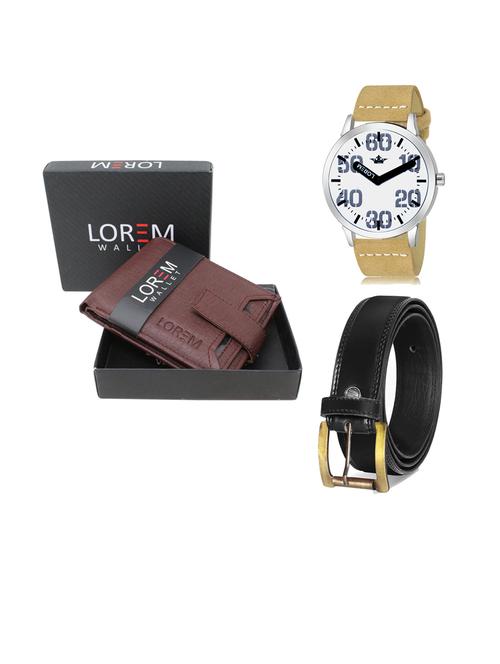 belt, wallet & watch gift combo - 19447548 - Very Small Image - 1