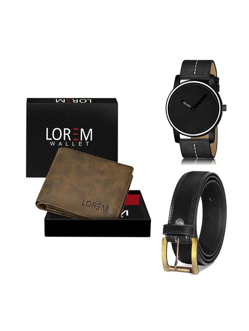 belt, wallet & watch combo - 19447789 - Very Small Image - 1