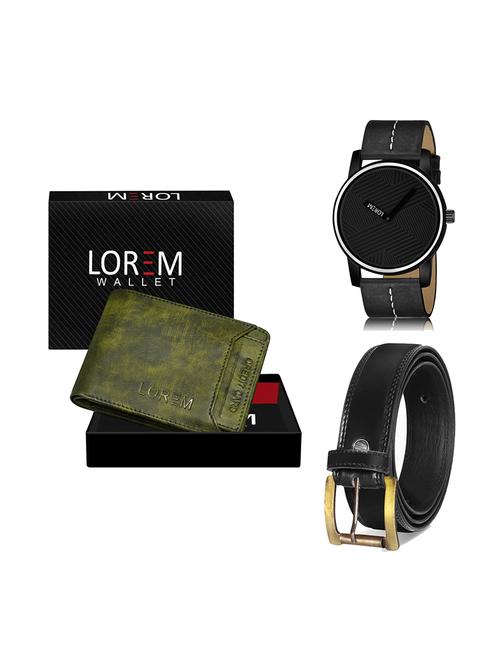 belt, wallet & watch combo - 19447791 - Very Small Image - 1