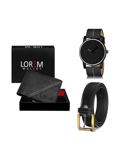 belt, wallet & watch gift combo - 19447799 - Very Small Image - 1