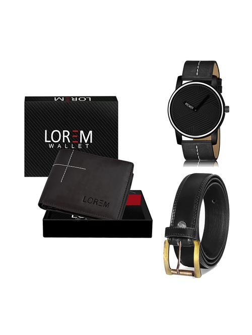 belt, wallet & watch gift combo - 19447805 - Very Small Image - 1