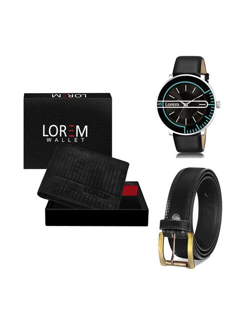 belt, wallet & watch gift combo - 19448020 - Very Small Image - 1