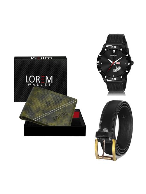 belt, wallet & watch gift combo - 19448068 - Very Small Image - 1