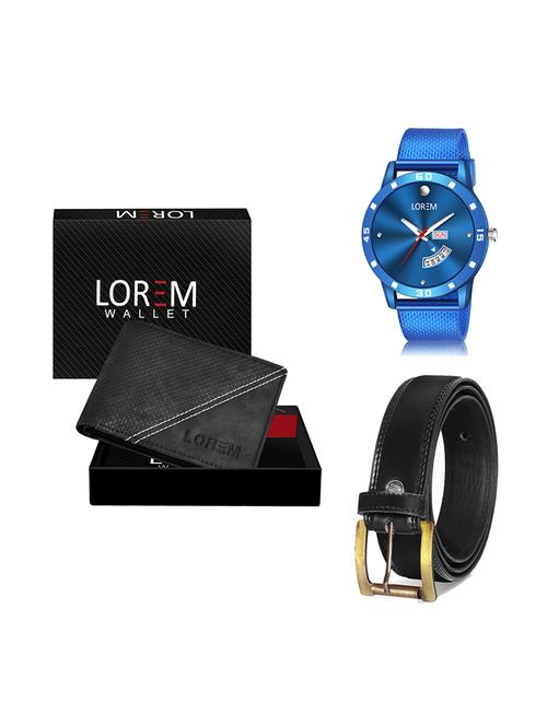 belt, wallet & watch gift combo - 19448114 - Very Small Image - 1