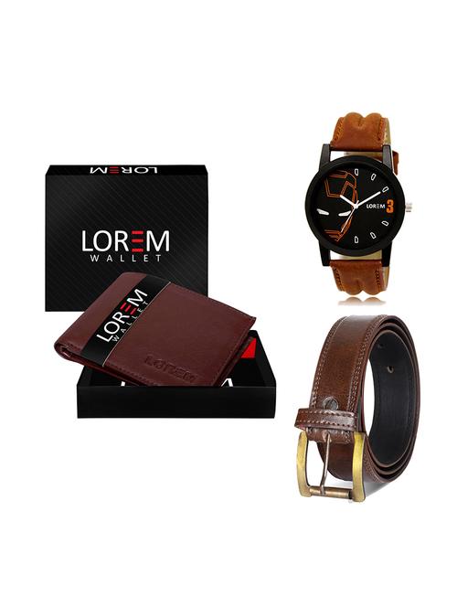belt, wallet & watch gift combo - 19448273 - Very Small Image - 1