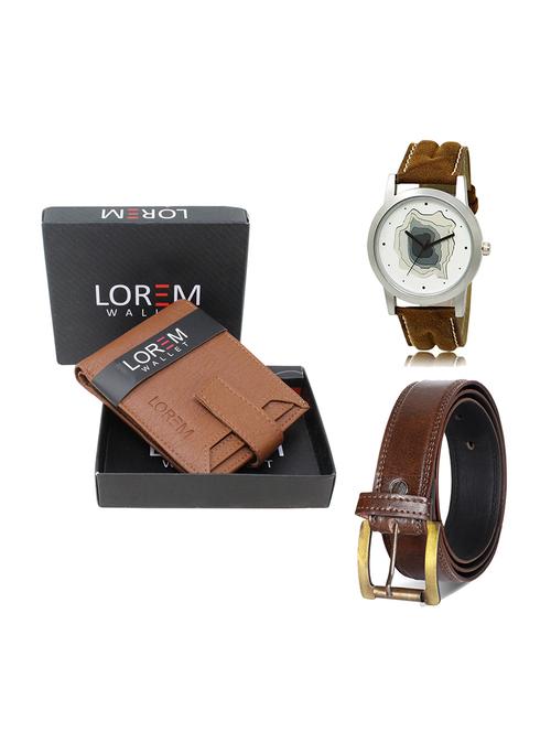 belt, wallet & watch gift combo - 19448494 - Very Small Image - 1