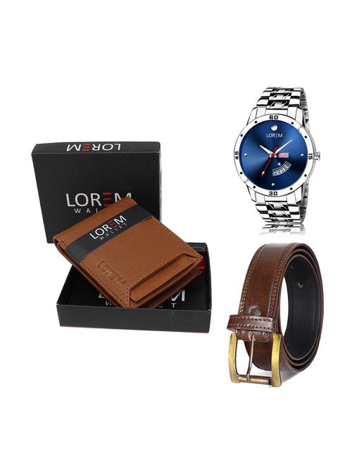 belt, wallet & watch gift combo - 19448713 - Very Small Image - 1