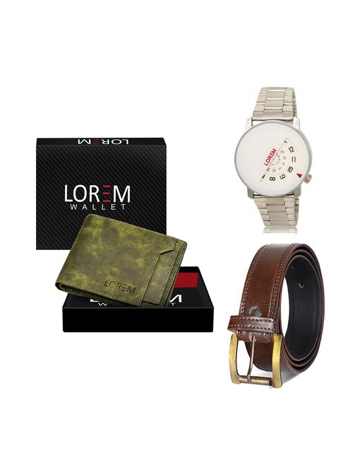 belt, wallet & watch gift combo - 19448770 - Very Small Image - 1